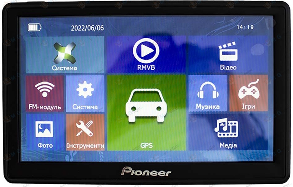 GPS Навигатор Pioneer PM 945 HD 512 DDR 8ГБ+32гб  9 дюймов+TIR 2025